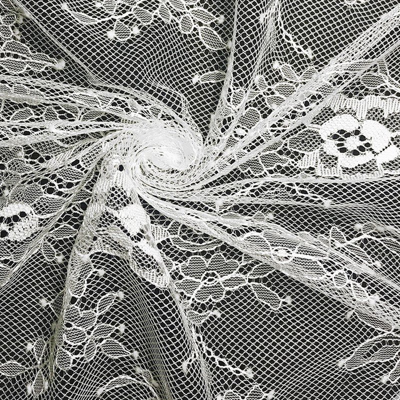 Lace Fabric Nylon Thread Floral Nylon for Bridal Wholesale Supplier 4